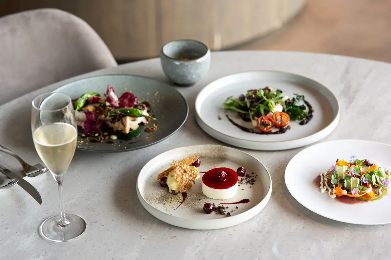 Exquisite gourmet dishes at the Chef's Table